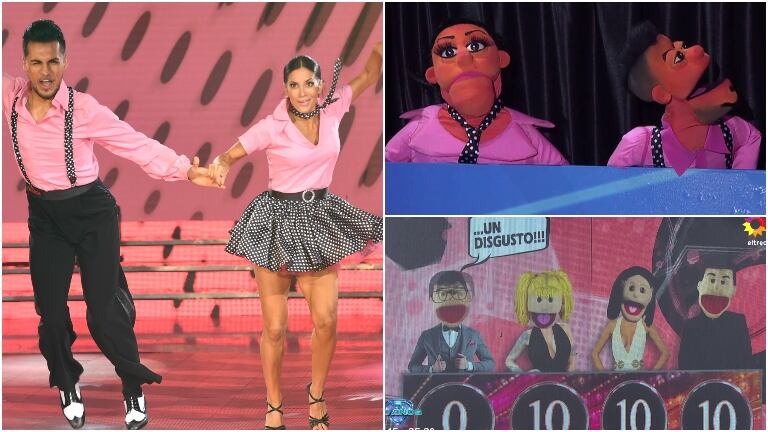 El elogiado jive de Silvina Escudero en el Súper Bailando: alto puntaje y divertidos títeres
