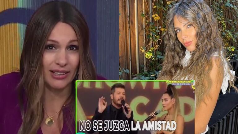 Pampita, contundente, luego de que Tinelli dijera que "no se juzga la amistad" por su relación con Barby Franco: "El corazoncito te tira"