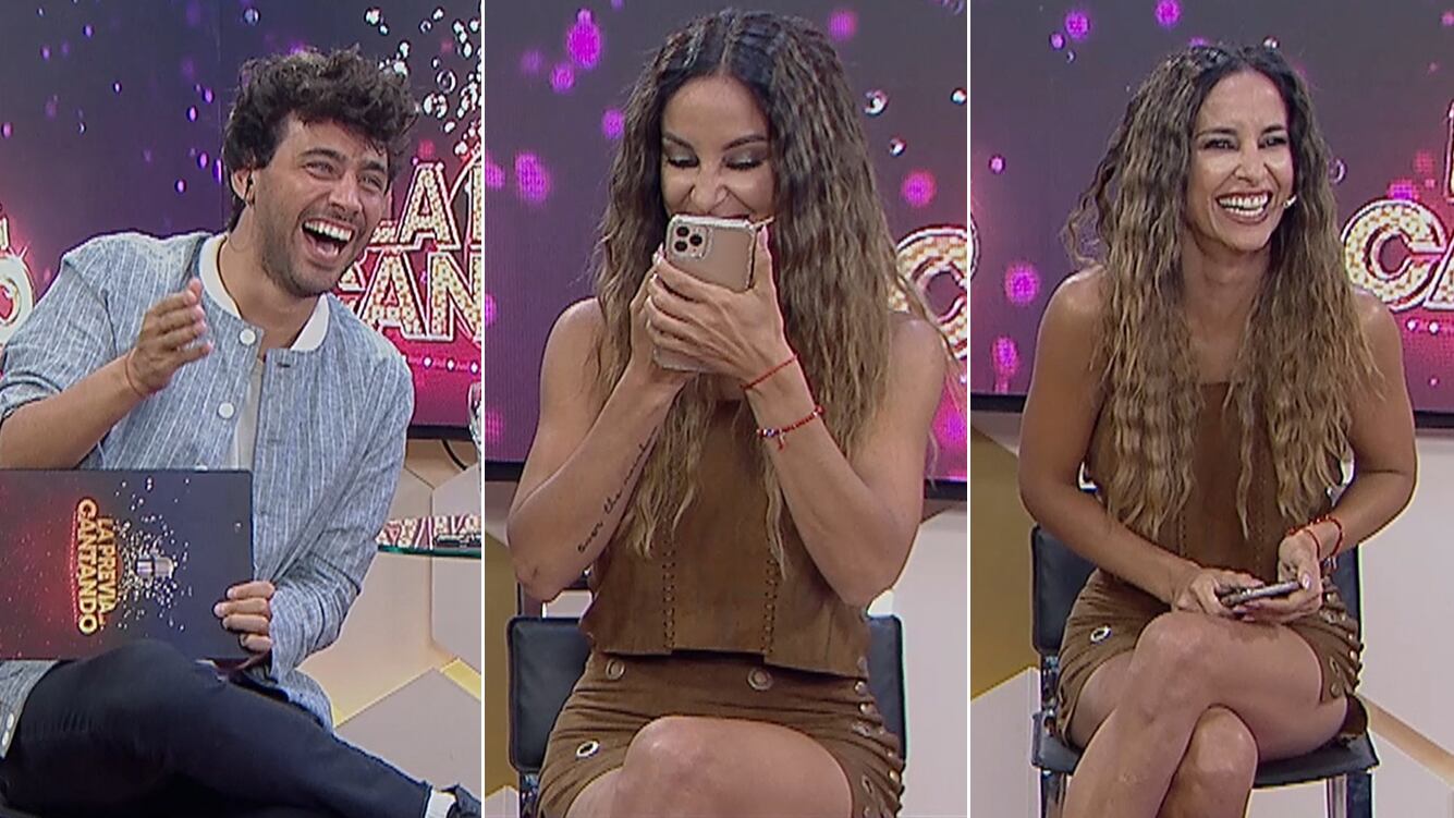 El blooper en vivo de Lourdes Sánchez en La Previa del Cantando: "¡Gracias por avisarme!"