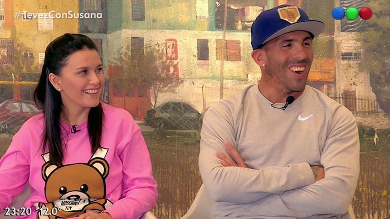 Carlos Tevez contó cómo conoció a su mujer