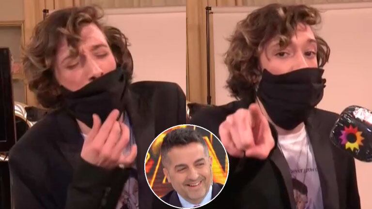 Lucas Spadafora divirtió a todos en LAM: ¿cómo se prepara para el Cantando?