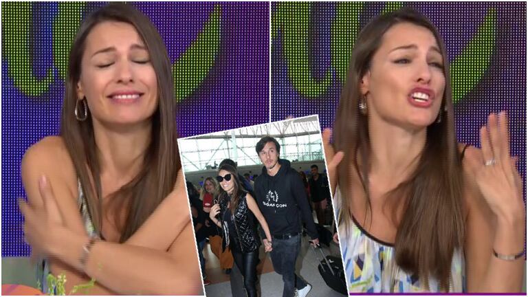 Pampita fue sorprendida por un fanático en París: "Aterrizamos y me esperaba con un champagne"