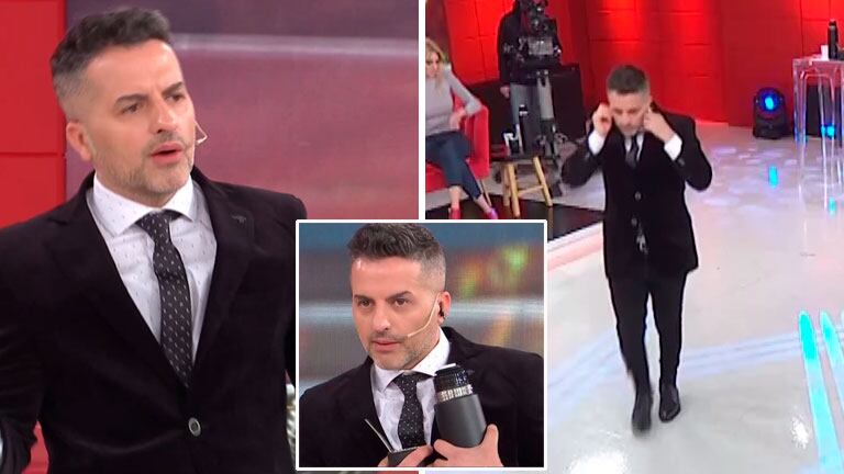 ¡Insólito! Ángel de Brito se fue del estudio en vivo