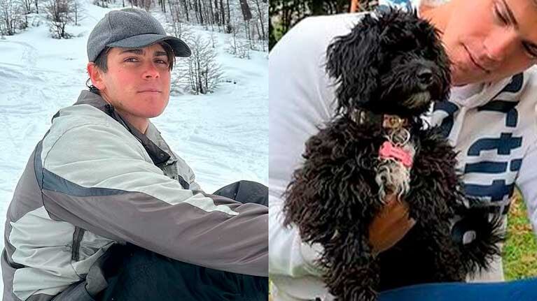 Marcos Ginocchio mostró cómo cuida a Morita en el invierno salteño: "Hola bonita"