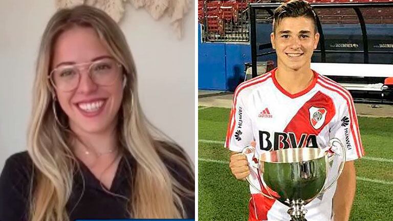 La reacción de Nati Jota cuando le preguntaron por el rumor de romance con un crack de River