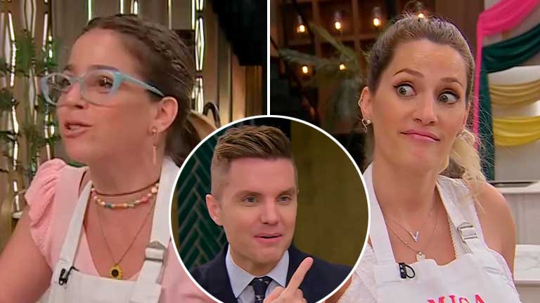 El divertido cruce de Juariu y Mica Viciconte en MasterChef Celebrity