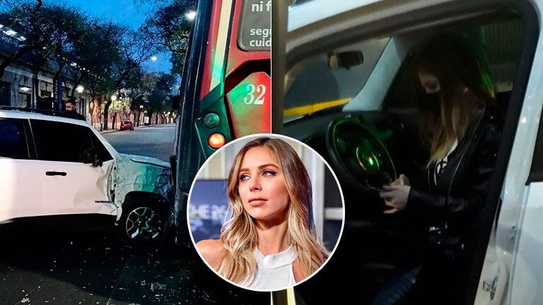 Las imágenes del choque de Romina Malaspina, tras quedarse dormida al volante