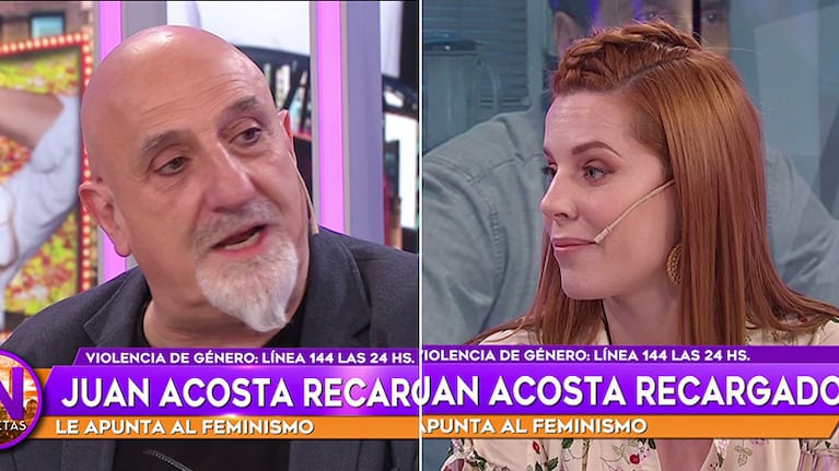 Juan Acosta y su desagradable comentario en vivo