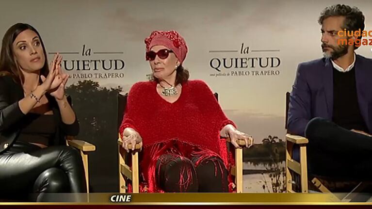 Graciela Borges, sobre "La Quietud": "Tiene una esencia que no he visto en años en el cine"