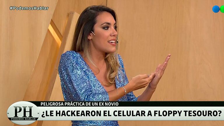 Floppy Tesouro reveló que un exnovio le hackeó el celular