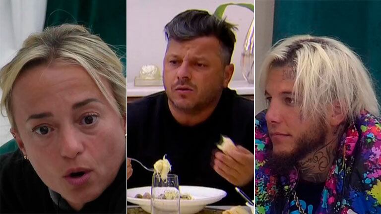 Alex Caniggia trató de suavizar un duro cruce entre Chanchi Estévez y Sabrina Carballo