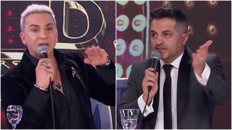 Picante cruce de Ángel de Brito y Flavio Mendoza en el Súper Bailando