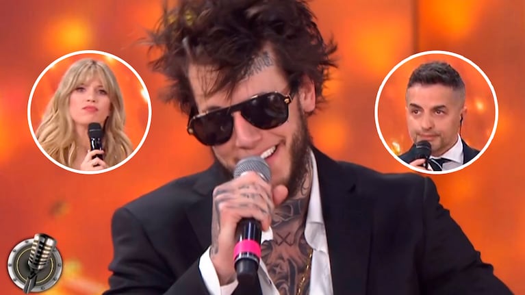 Alex Caniggia debutó en Cantando 2020 y cuestionó a Ángel y Laurita en vivo: "Yo tendría que ser conductor"