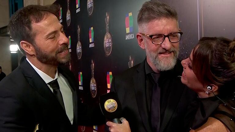 Luis Novaresio y su novio, juntos por primera vez en los Martín Fierro de Radio 2019