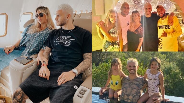 Mauro icardi renovó su look y ahora se tiñó de rubio: "Ibiza como cada año"
