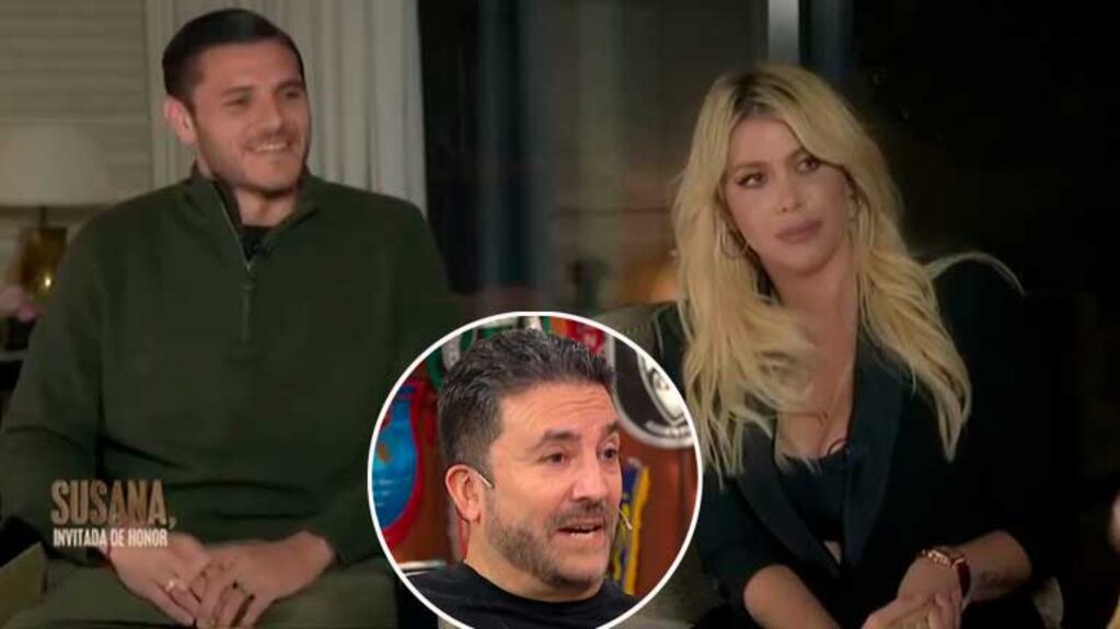 El análisis de un especialista en lenguaje corporal de Mauro Icardi frente a Susana Giménez