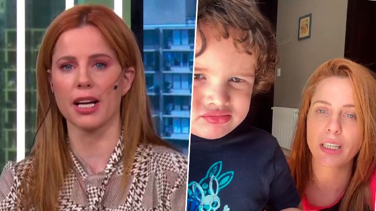Agustina Kämpfer confesó en Nosotros a la Mañana su frustración como mamá en cuarentena