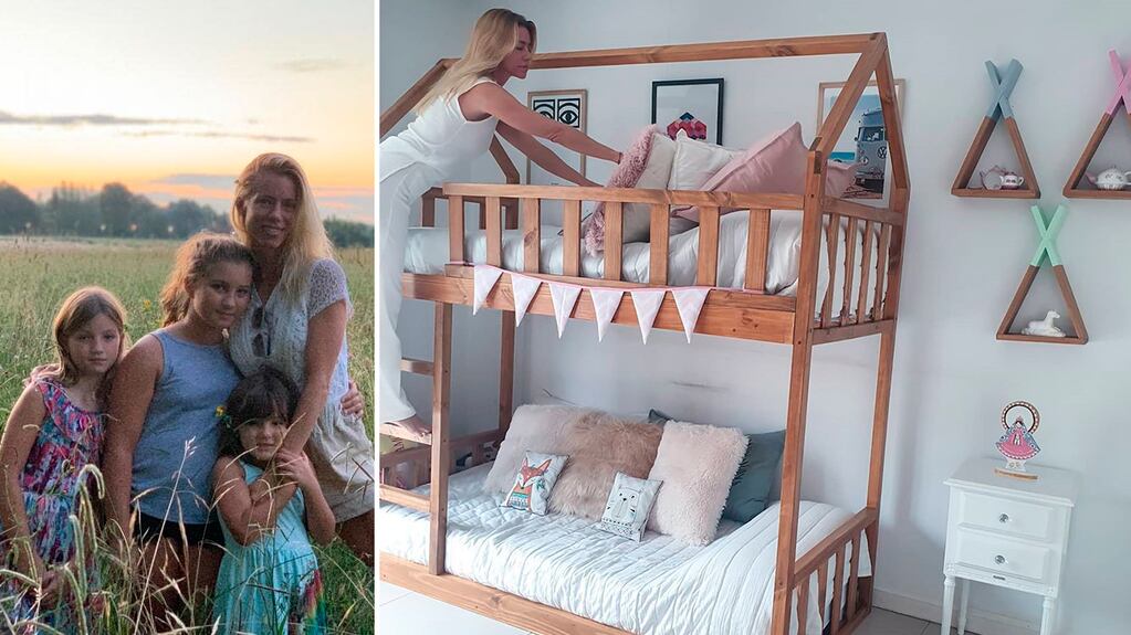 Nicole Neumann renovó el cuarto de sus hijas con muebles estilo Montesori 