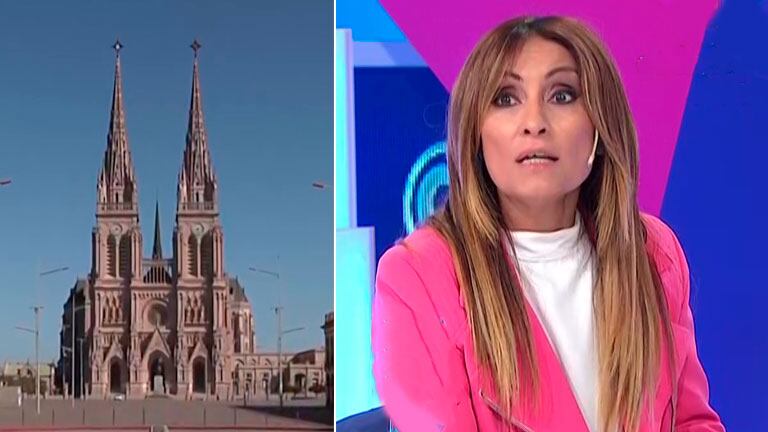 La tristeza de Marcela Tauro al ver la Basílica de Luján cerrada por la pandemia