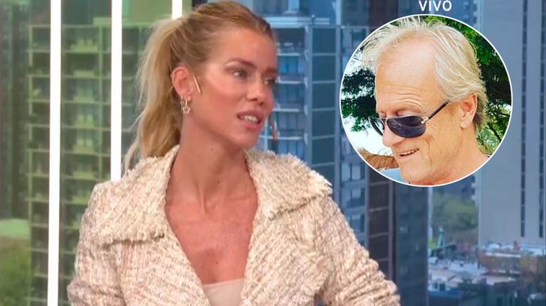 Nicole Neumann reveló que su padre, Bernd Unterüberbacher, la ayuda económicamente