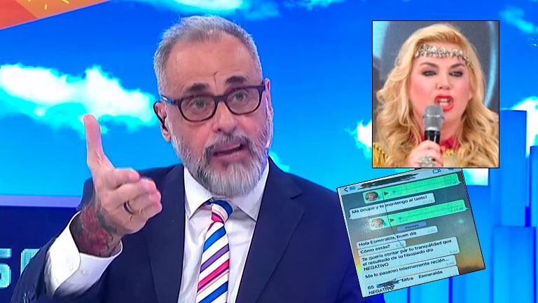 Jorge Rial se enojó al aire con su producción por Esmeralda Mitre