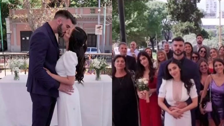 Thomás Fort realizó un casamiento íntimo el sábado, el día del entierro de Gustavo Martínez