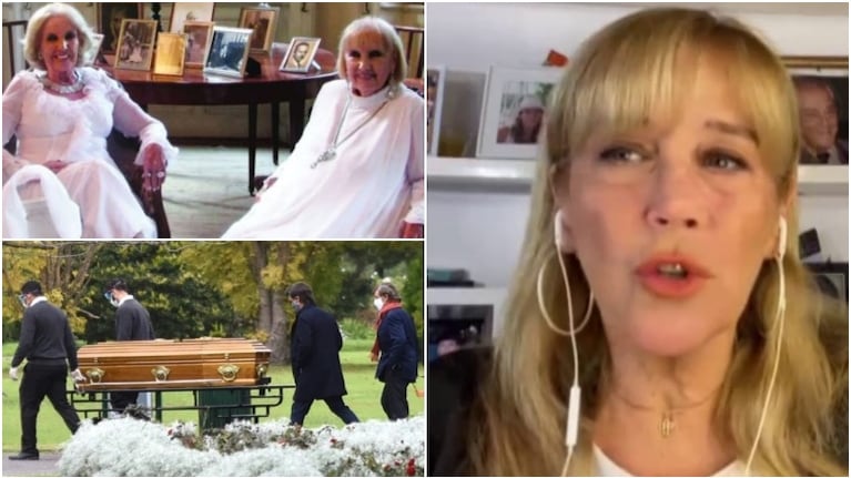 La palabra de Marcela Tinayre sobre el entierro de Goldie Legrand: "La llamaron a mamá para que le diga unas palabras"