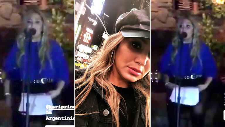 Karina, la Princesita cantó por primera vez en Nueva York