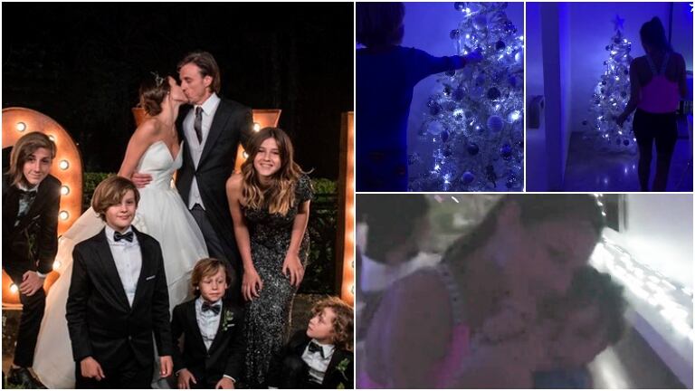 Pampita mostró la decoración navideña de su casa con Roberto García Moritán