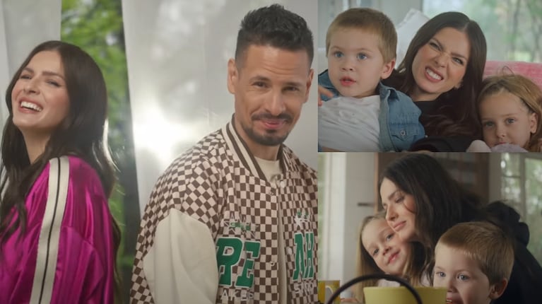 China Suárez estrenó nueva canción junto a Tapari y dos de sus hijos fueron los protagonistas del videoclip