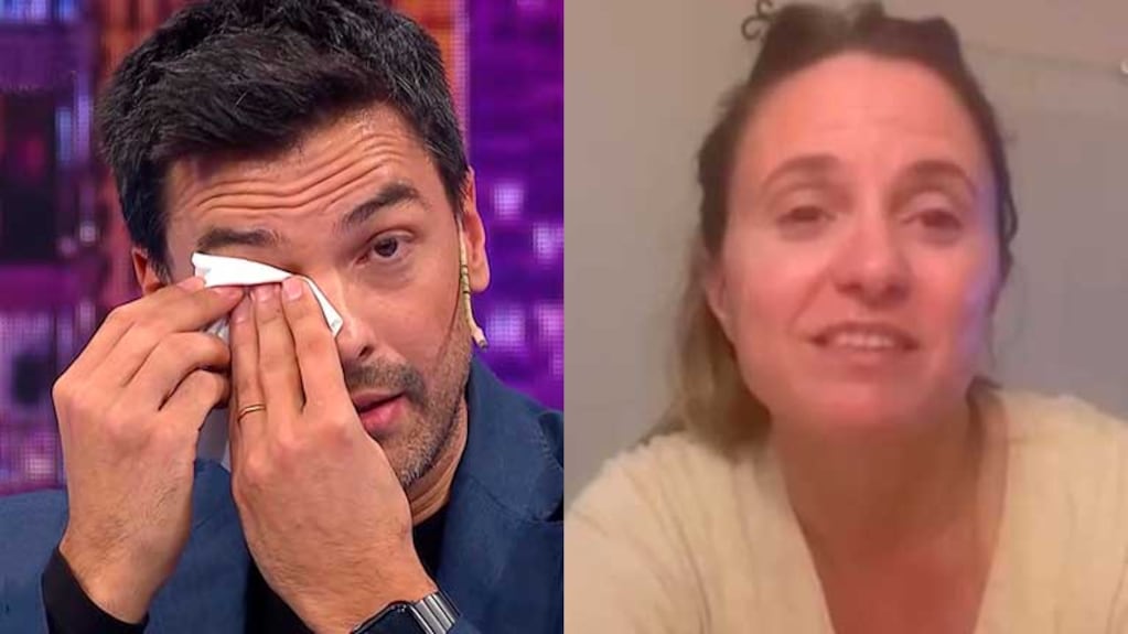 El Chino Leunis se emocionó hasta las lágrimas ante el mensaje de su hermana del corazón