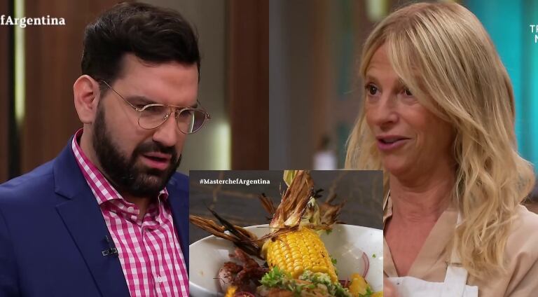 Tremenda crítica de Damián Betular a Claudia Fontán en Masterchef: "Tu plato es de las cosas más raras que probé acá y no es rico"