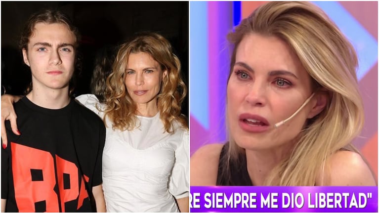 Julieta Kemble, sensibilizada en vivo en Incorrectas por los 18 años de su hijo