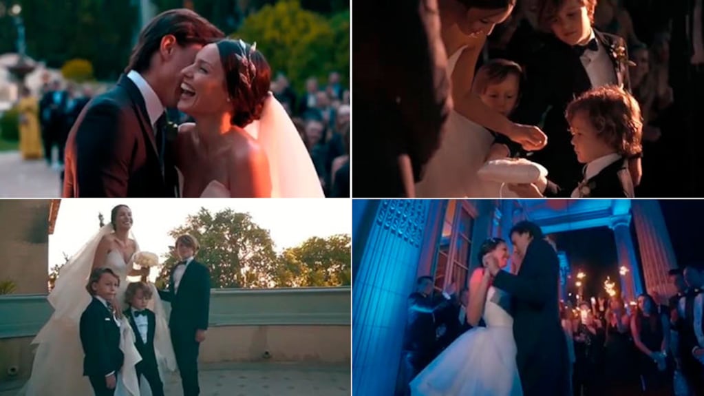 Pampita compartió un video con las mejores imágenes de su gran boda con Roberto García Moritán