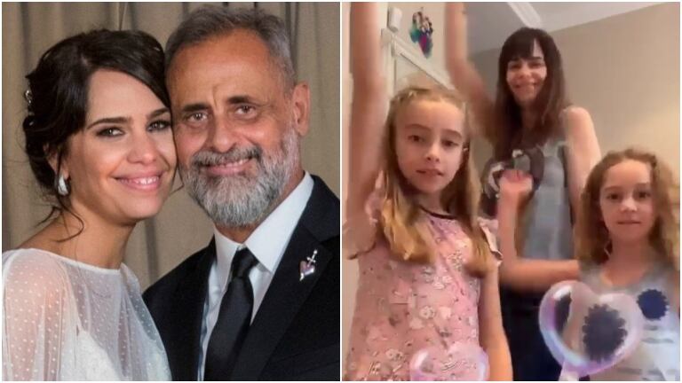 Jorge Rial piropeó a Romina Pereiro y sus hijas tras ver un video de TikTok de ellas