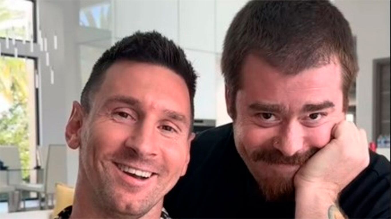 Leo Messi y Migue Granados