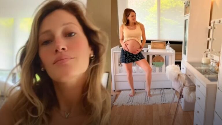 Mica Vicicionte mostró el "antes y después" del cuarto de bebé de Luca, su hijo en camino: "Miren lo lindo que quedó"