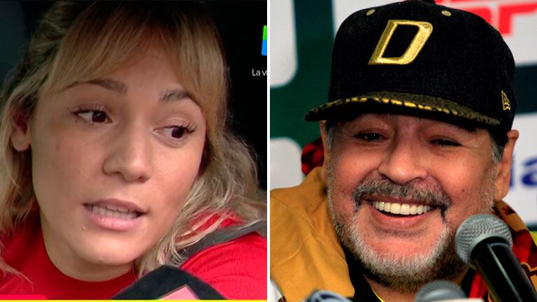 Rocío Oliva habló de los rumores de "noche de sexo y lujuria" con Diego Maradona