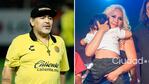 Verónica Ojeda viajó a México junto a Dieguito Fernando al encuentro de Maradona