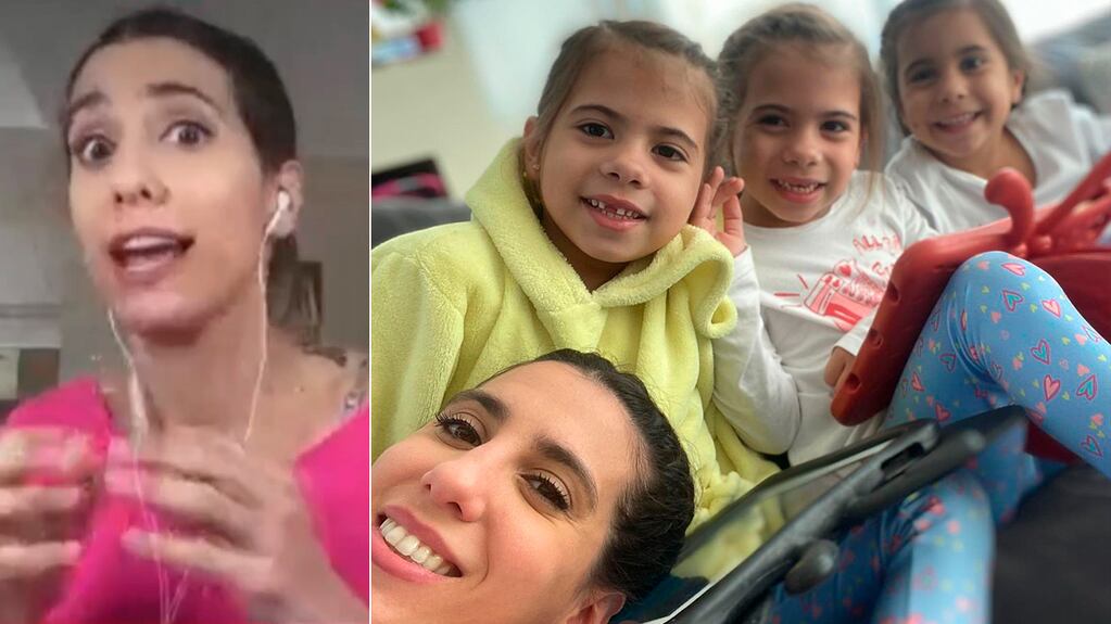 Cinthia Fernández contó que está cansada de 'hacer de maestra' con las clases de sus hijas: "Se me queman los fusibles" 