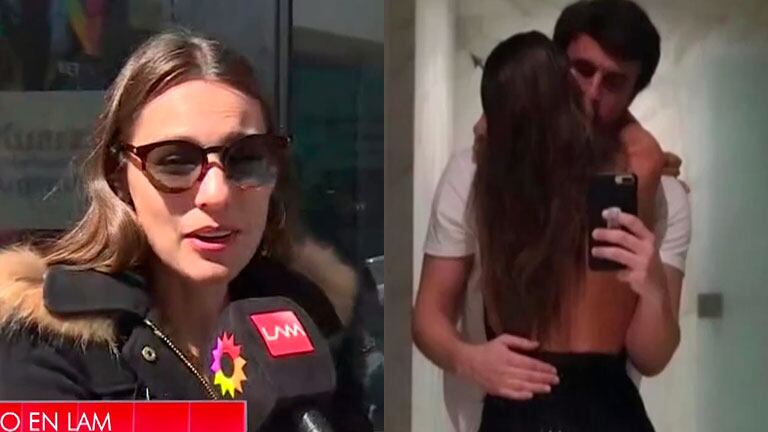 Pampita contó su reacción con Roberto García Moritán por publicar su foto hot