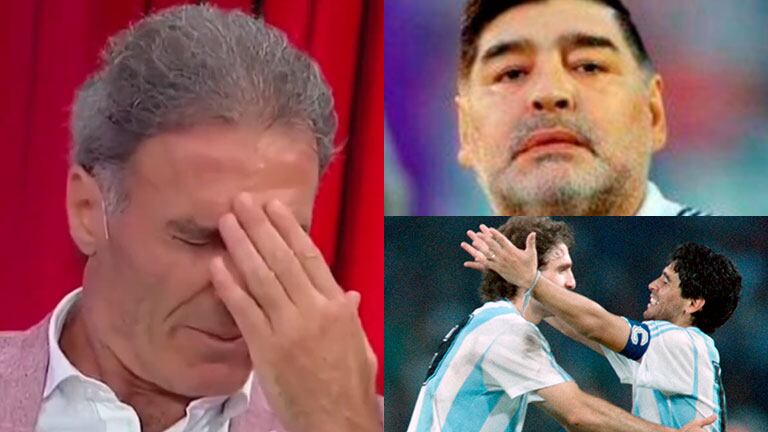Oscar Ruggeri se enteró en vivo de la muerte de Diego Maradona
