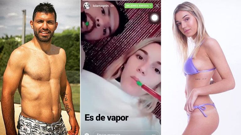 El Kun Agüero, ¿de novio? con la modelo teen Lola Magnin