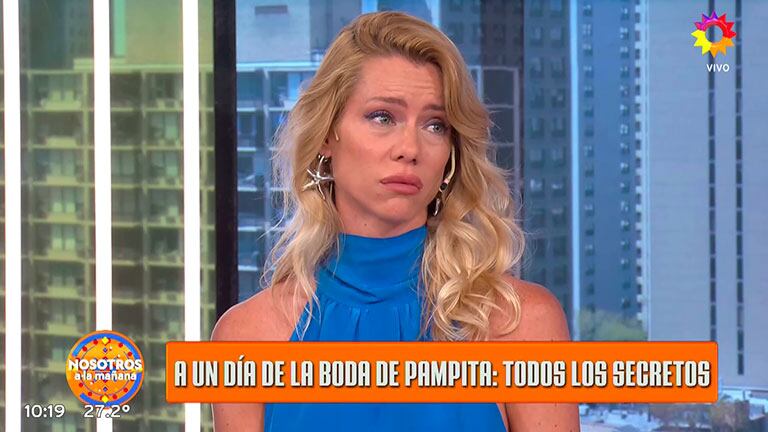 Nicole Neumann habló del menú de la boda de Pampita: "Ay no, por eso me hice vegetariana"