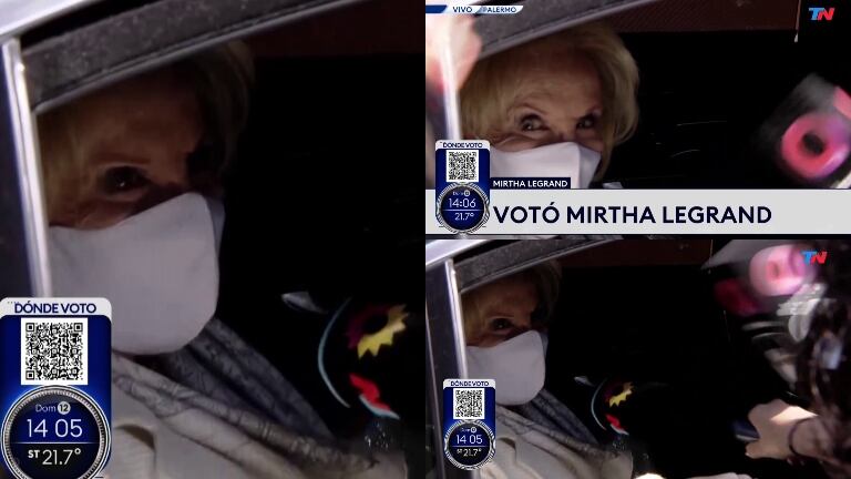 Mirtha Legrand votó en las PASO y contó el emotivo gesto que hubo