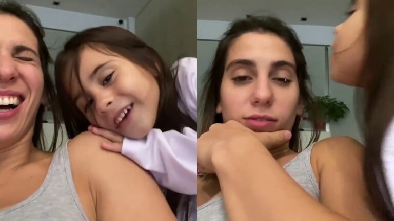 Francesca, la hija de Cinthia Fernández, la acusó de "tirarse un ped..."