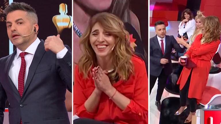 Ángel de Brito 'se enojó' con Karina Iavícoli y la echó por unos minutos del programa