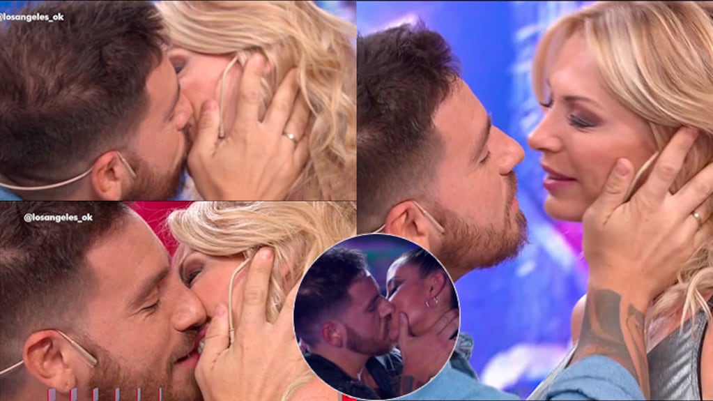 El beso de Yanina Latorre y Fede Bal en Los Ángeles de la Mañana