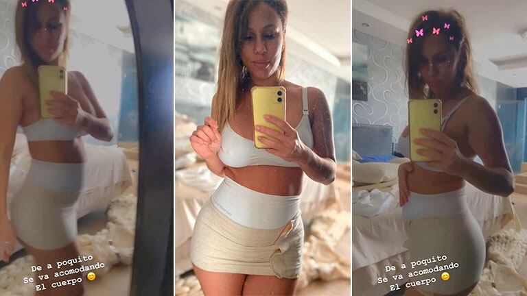Barby Silenzi mostró su silueta postparto, a diez días de dar a luz a Abril