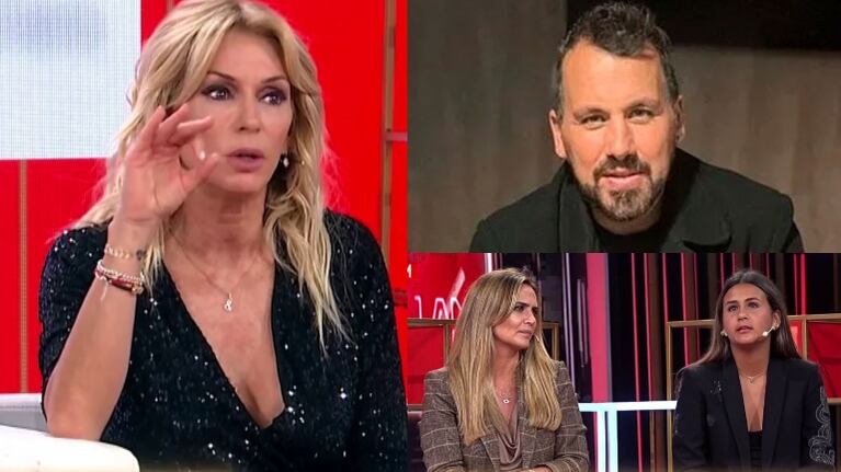 Yanina Latorre fue letal con el Ogro Fabbiani en plena nota con Amalia Granata y Uma
